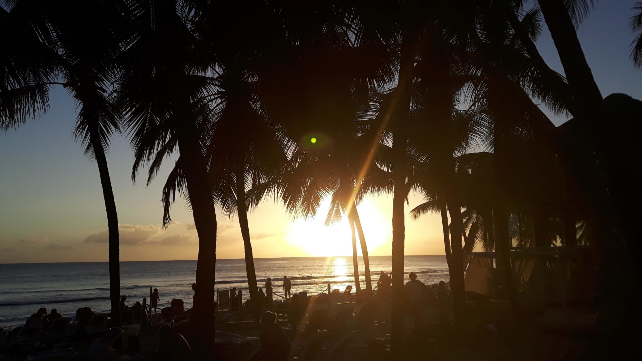 Sonnenuntergang Hotel Viva Dominicus Beach by Wyndham - All Inclusive Resort