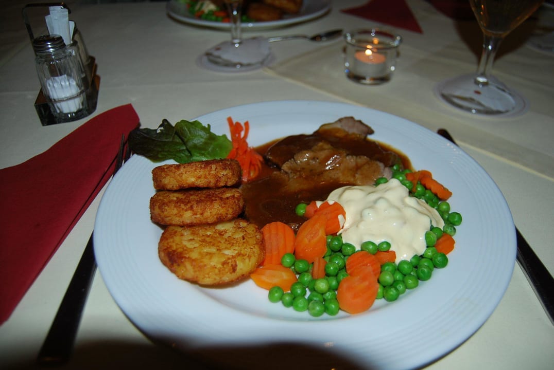 Hauptgang am Abend Hotel Alter Römer