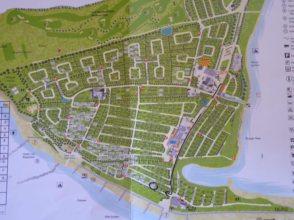 Der ganze Platz  Camping- und Ferienpark Wulfener Hals