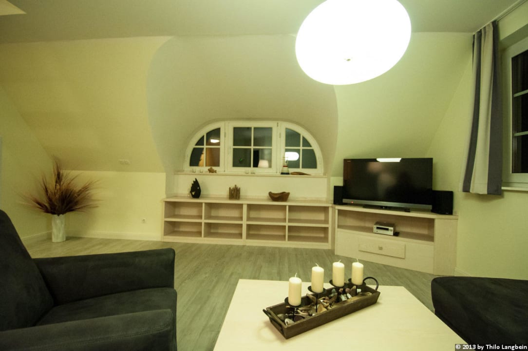 Wohnzimmer Ferienhaus Seeblick