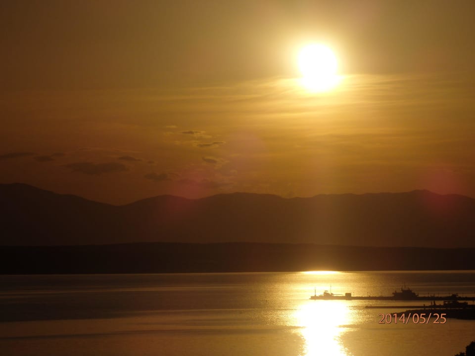 Sonnenuntergang vom Balkon Hotel Marina