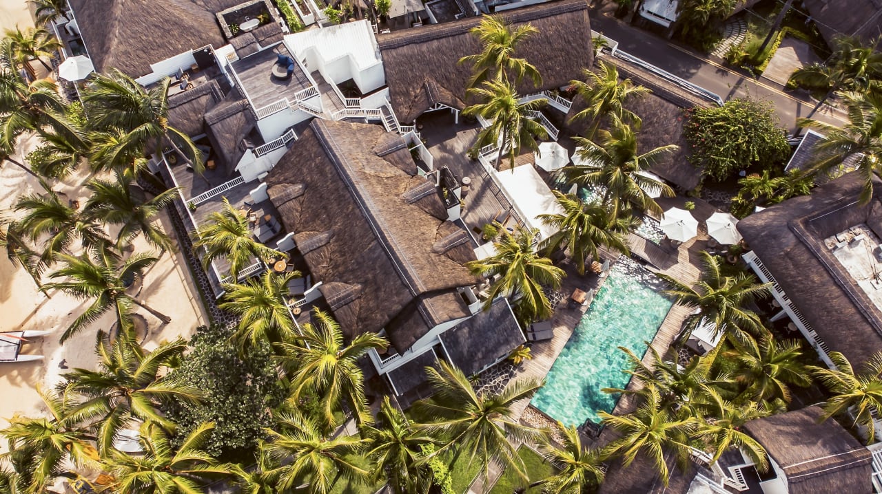 Außenansicht La Maison 20 Degrés Sud - Relais & Châteaux
