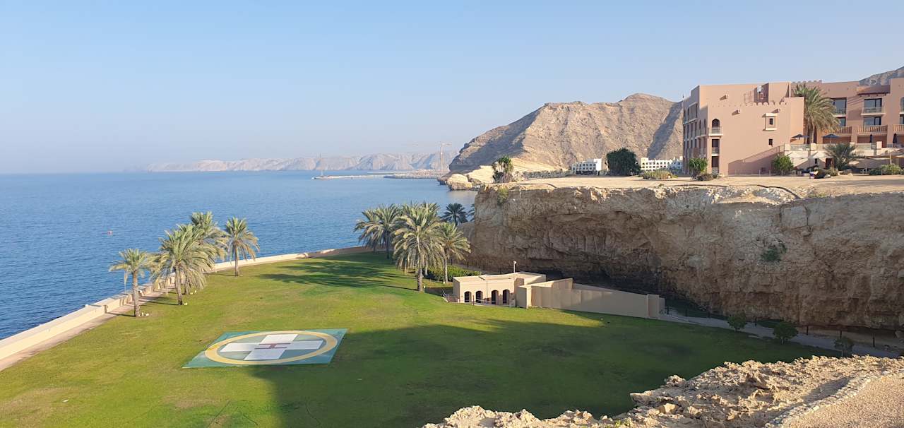 Gartenanlage Shangri-La Al Husn Resort & Spa