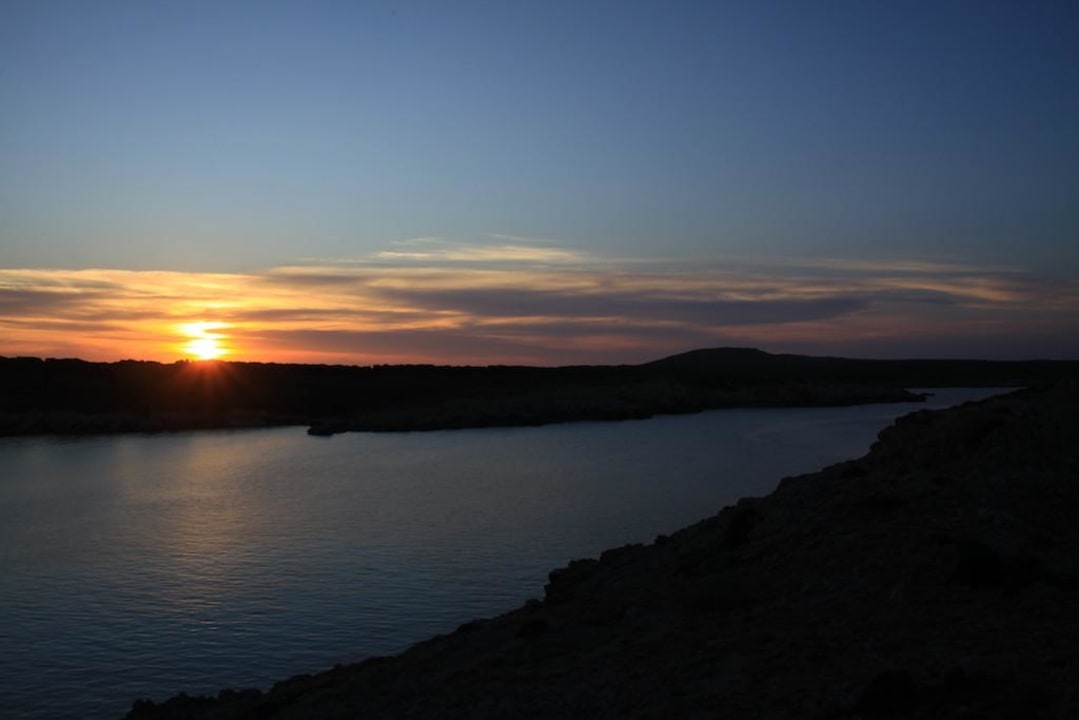 Unser Ausblick am Abend - Westseite Beach Club Hotel-Apartments