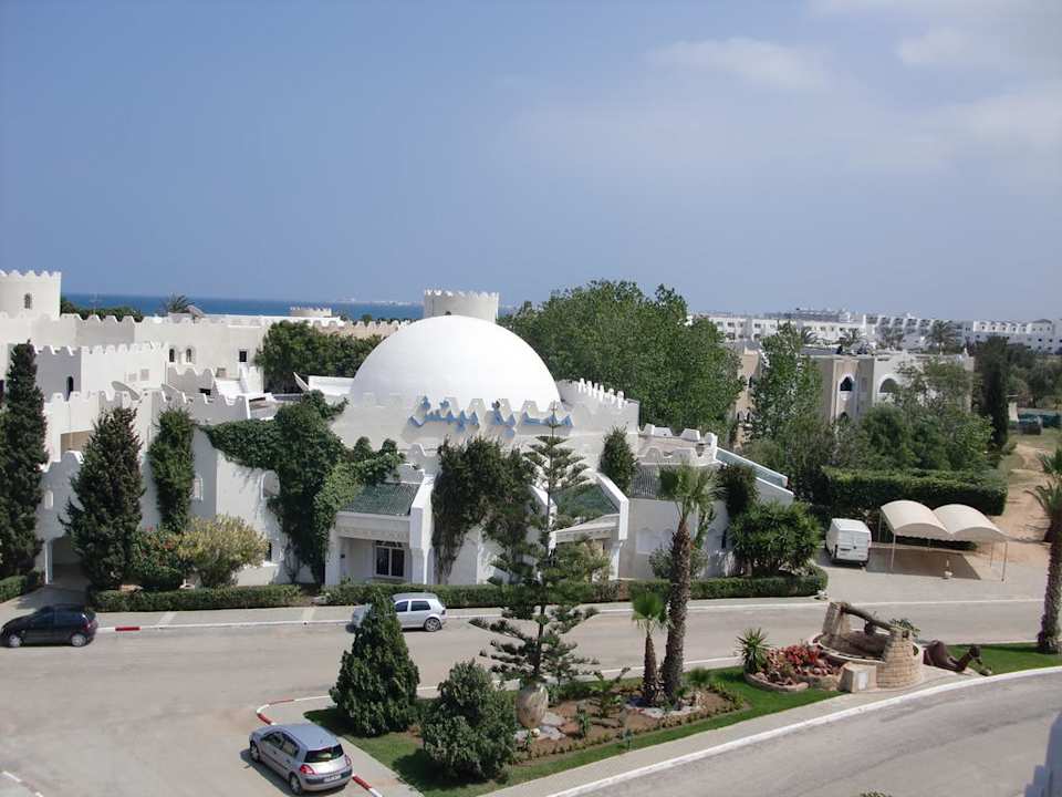 Hotelzufahrt Mahdia Beach & Aquapark