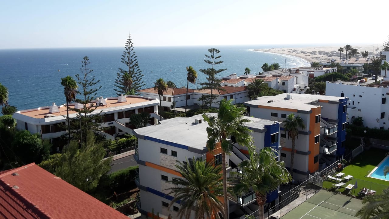 Ausblick Richtung Dünen von der Dachterrasse LABRANDA Marieta - Adults only