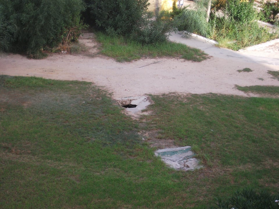 Ein Weg zum Hintereingang Hawai Beach Club