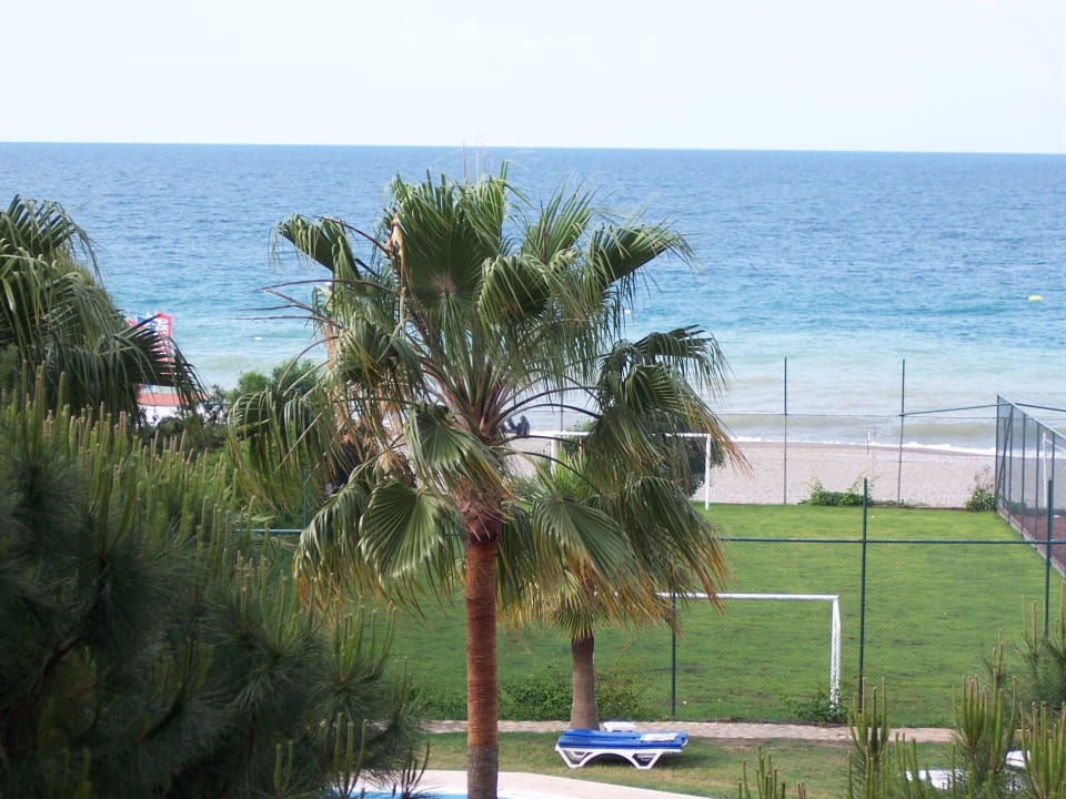 Blick vom Balkon Club Turtas Beach Hotel