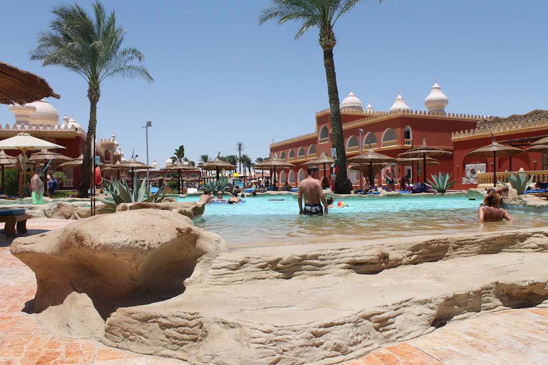 Unser ruhiger Pool Pickalbatros Alf Leila Wa Leila Resort - Neverland Hurghada