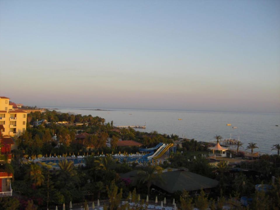 Blick vom Balkon Perre Delta Hotel