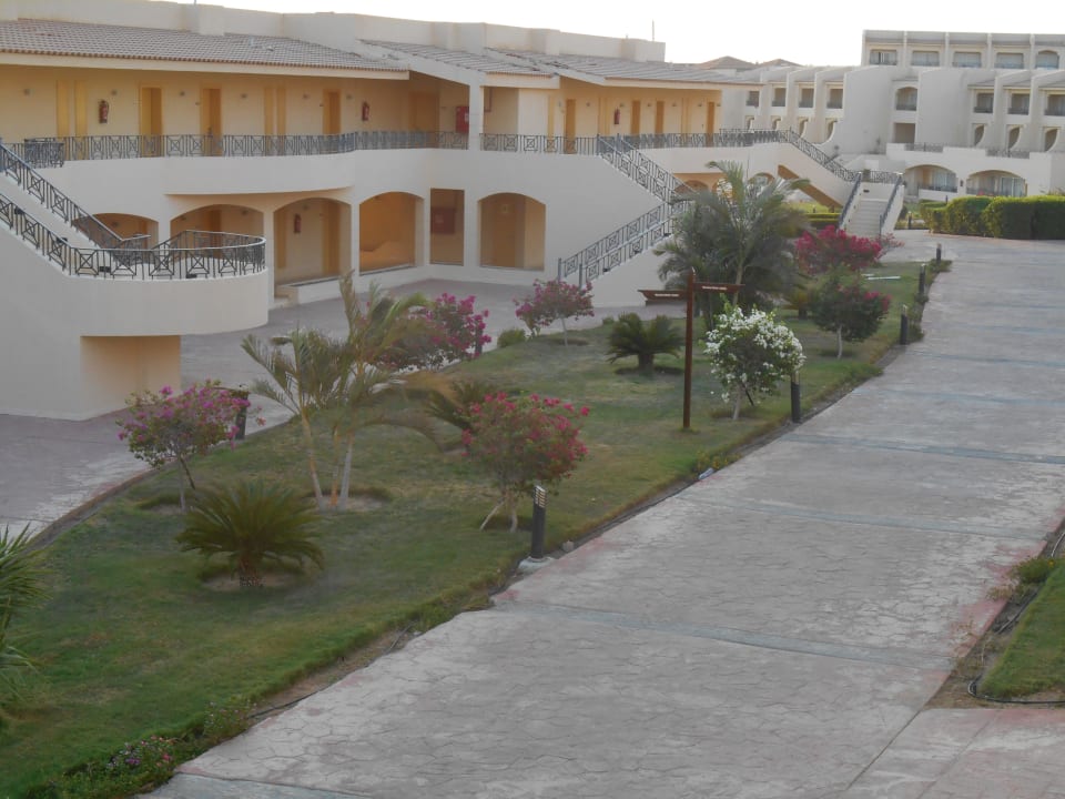 Blick vom Balkon Cleopatra Luxury Resort Makadi Bay