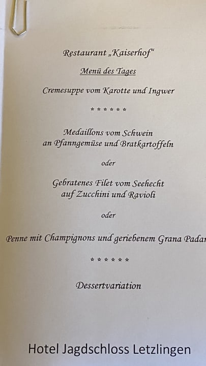 Gastro Hotel Jagdschloss Letzlingen