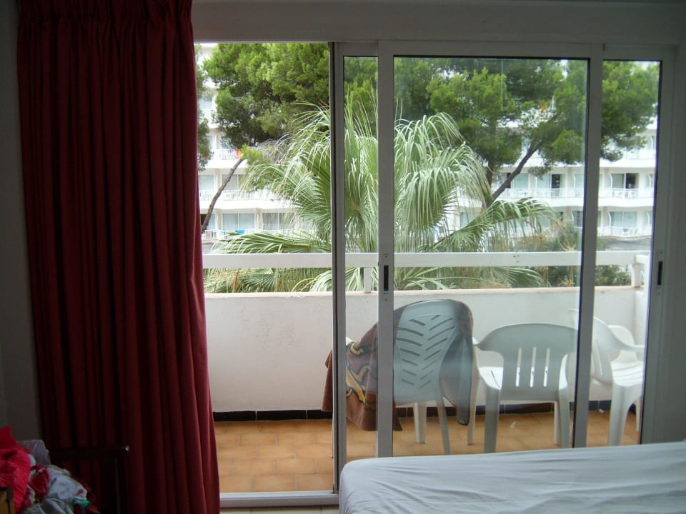 Blick zum Balkon Hotel Foners