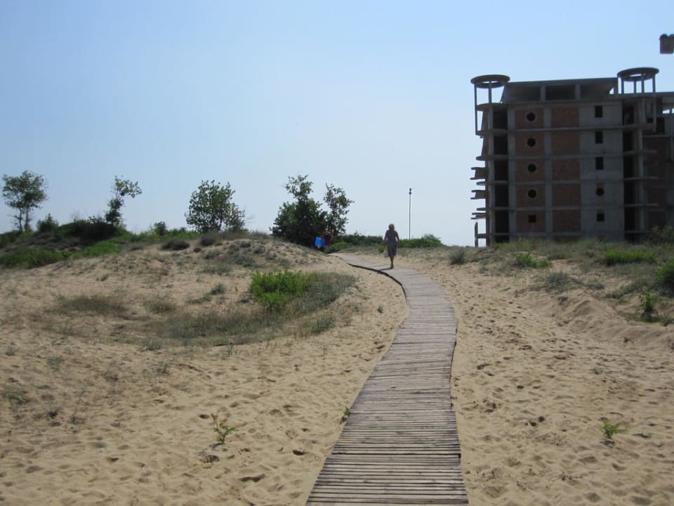 Weg zum Strand Nessebar Beach Hotel