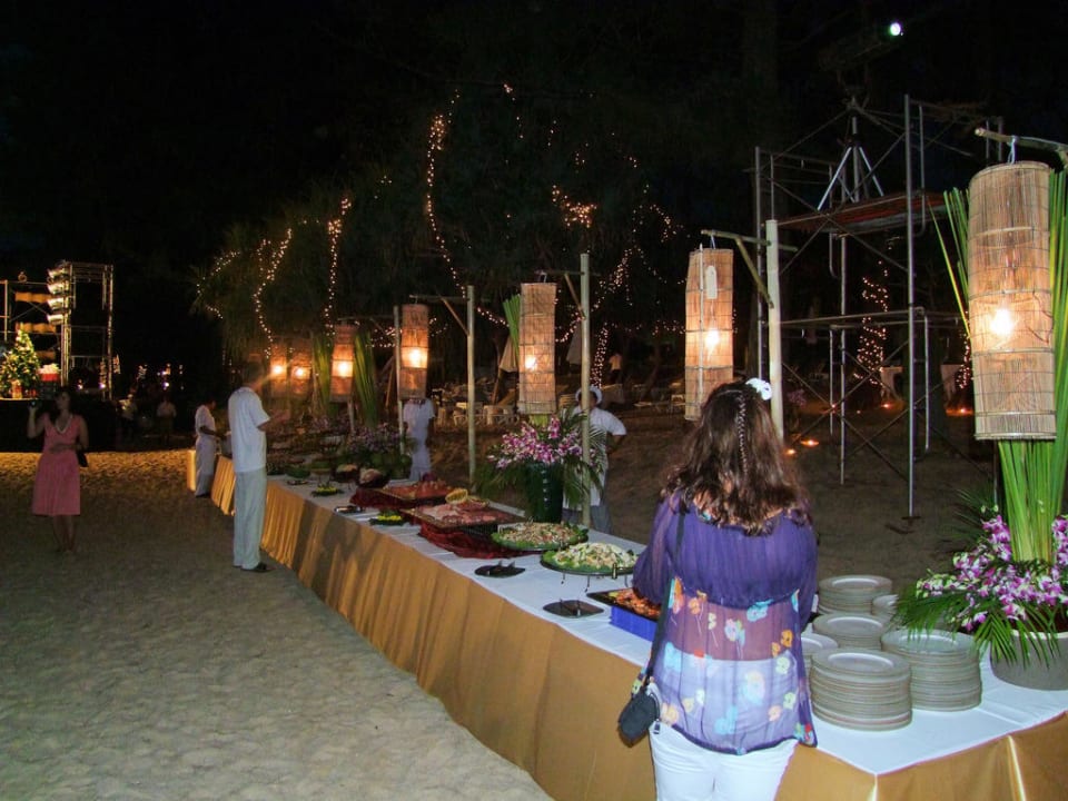 Silvesterbuffet am Beach 2009 im Naithonburi Hotel Naithonburi Beach Resort