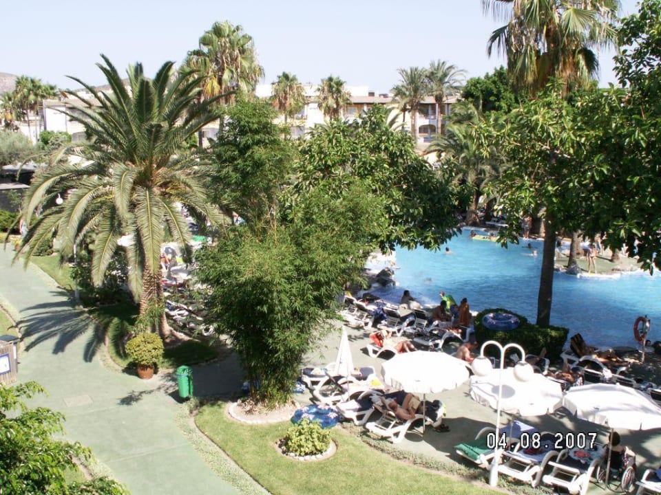Balkonblick von Block 3 Alcudia Garden Aparthotel
