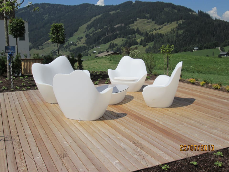 Sessel zum Ausruhen Übergossene Alm Resort