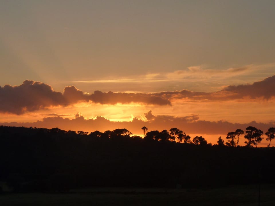 Sonnenuntergang von der Teraase der Suite Nr. 10 Finca Son Roig
