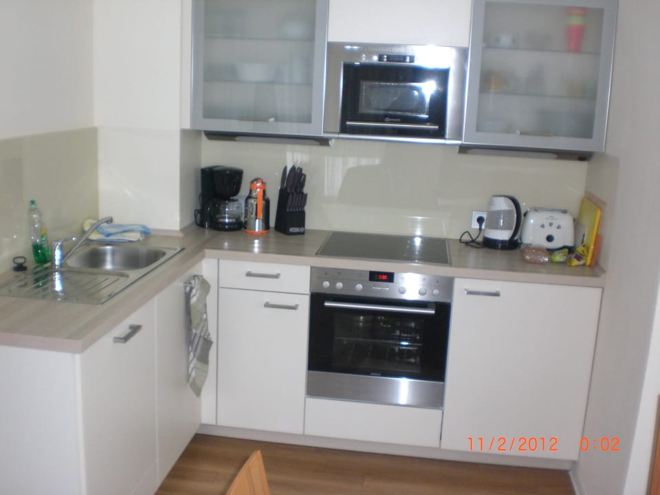 Küchenbereich es fehlt nichts! Suitenhotel Idyll Heckenrose