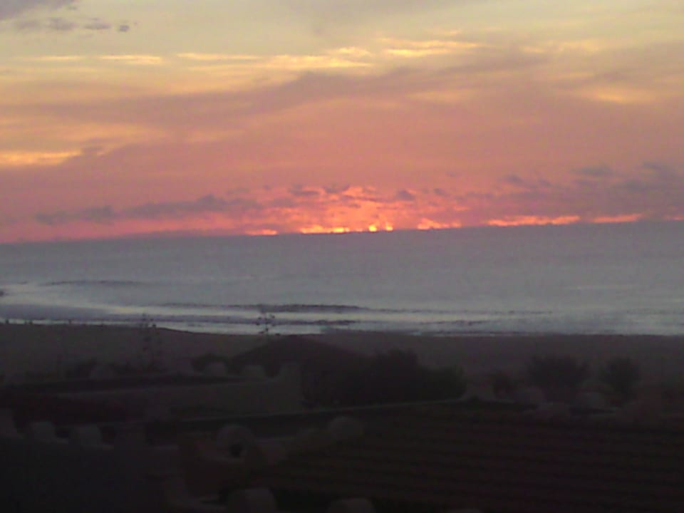 Abenddämmerung vom Balkon Occidental Boa Vista Beach