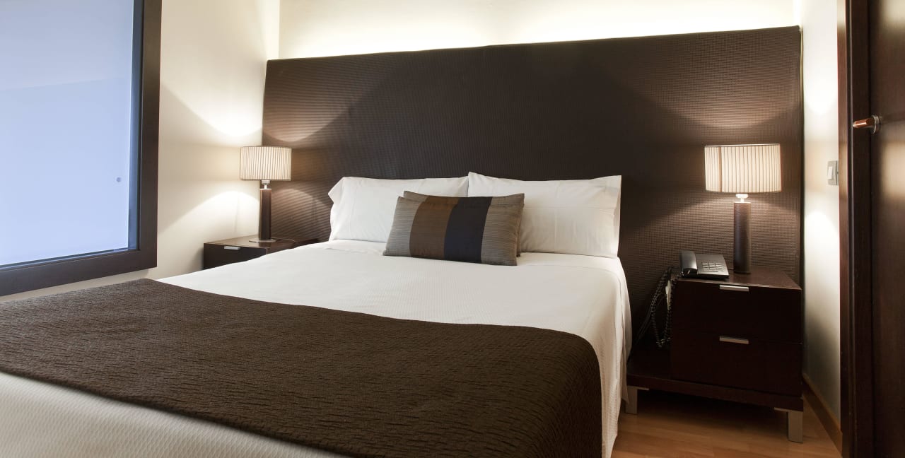 Dormitorio Aparthotel Senator Barcelona
