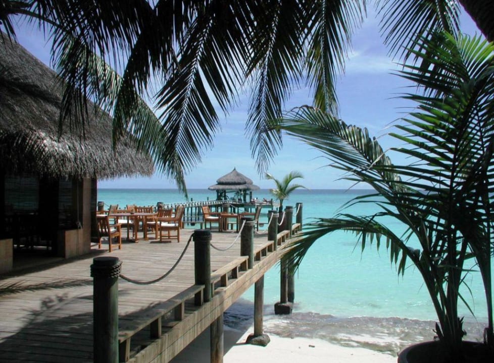 Kaffeebar und Pavillion Kuramathi Maldives