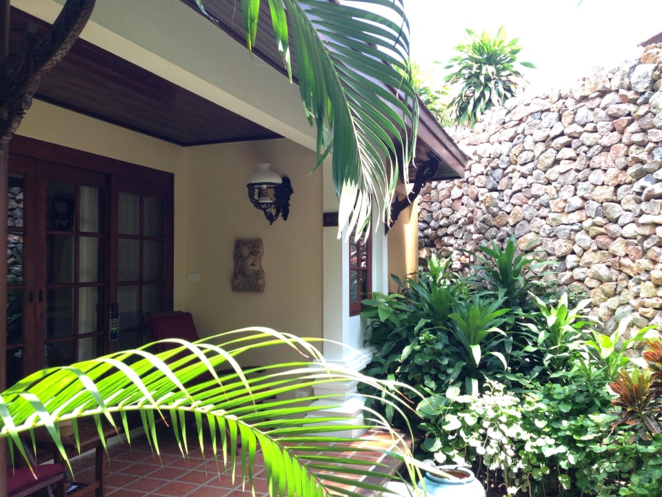 Cottage 103 - Blick auf Terrasse Anavana Beach Resort