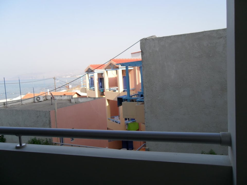 Ausblick vom Balkon Hotel Corissia Princess