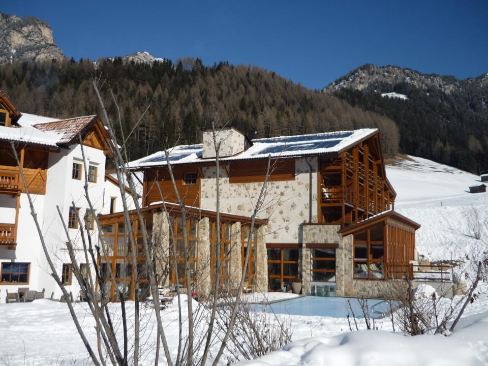 Winteransicht Cyprianerhof Dolomit Resort