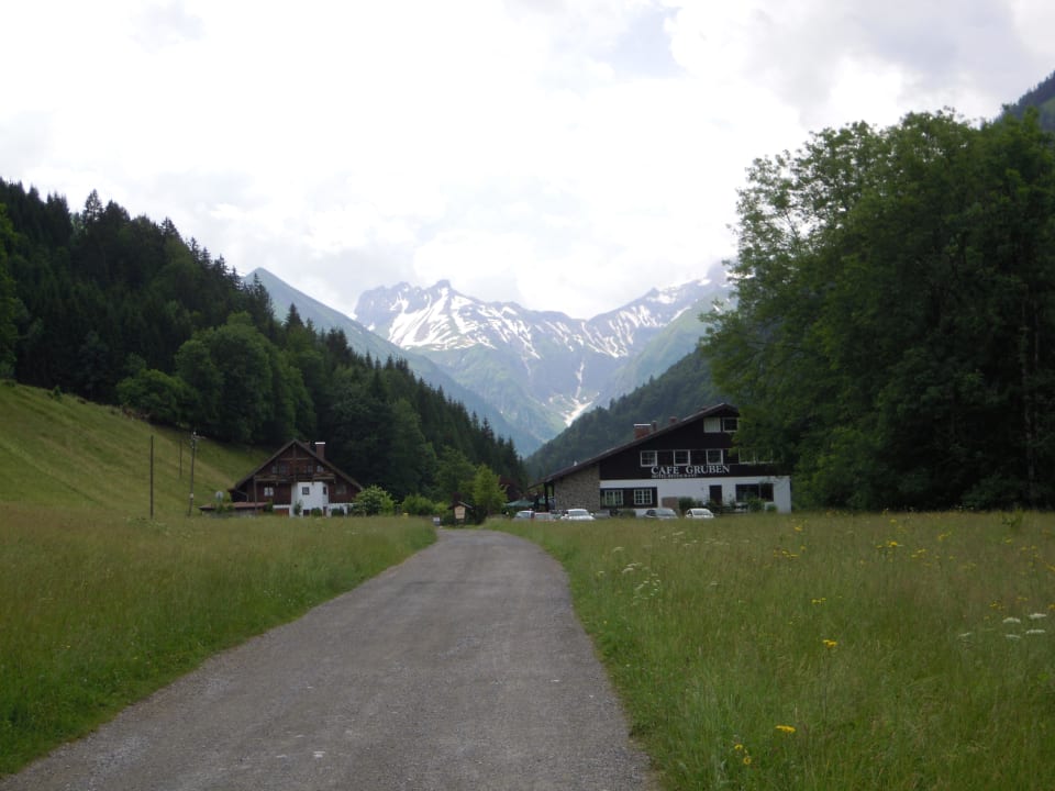 Auf dem Weg zum Hotel Landhotel Oberstdorf Gruben
