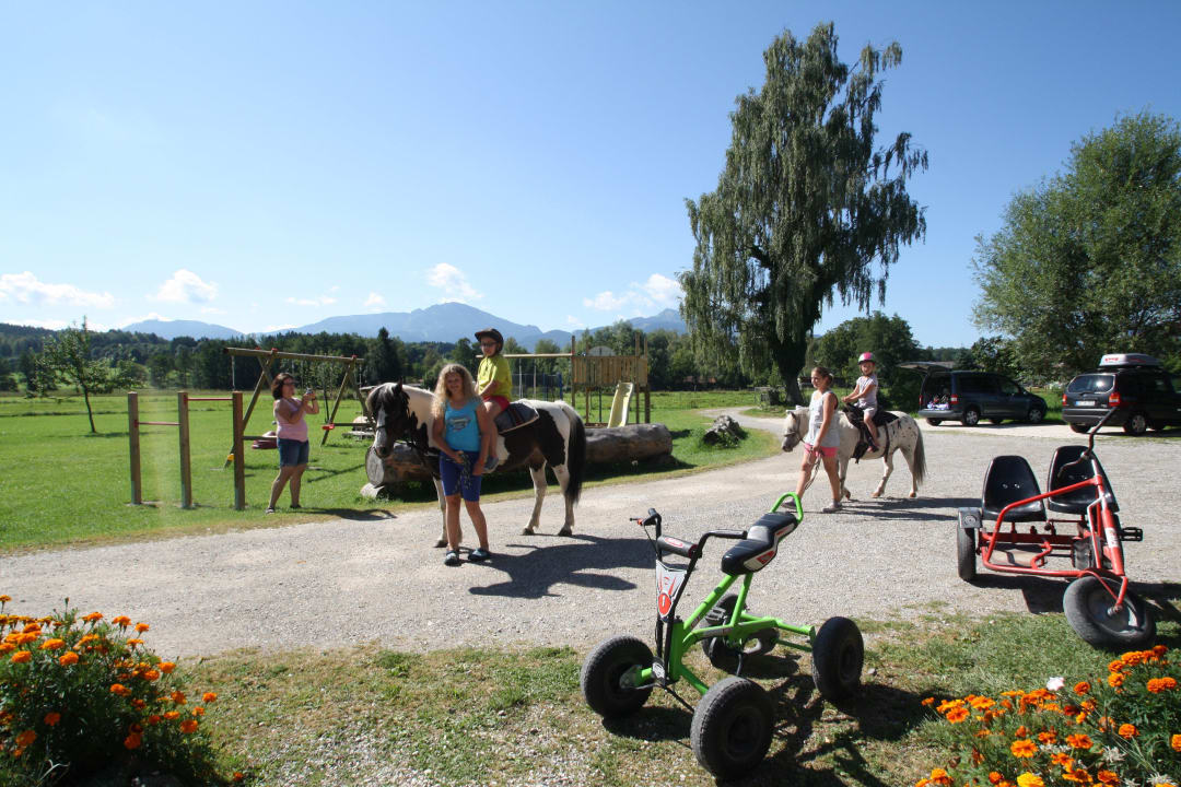 Ponyreiten am Hof Stefanutti Hof