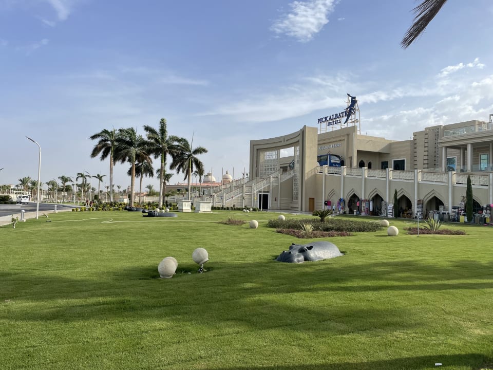 Gartenanlage Pickalbatros Aqua Blu Resort - Hurghada
