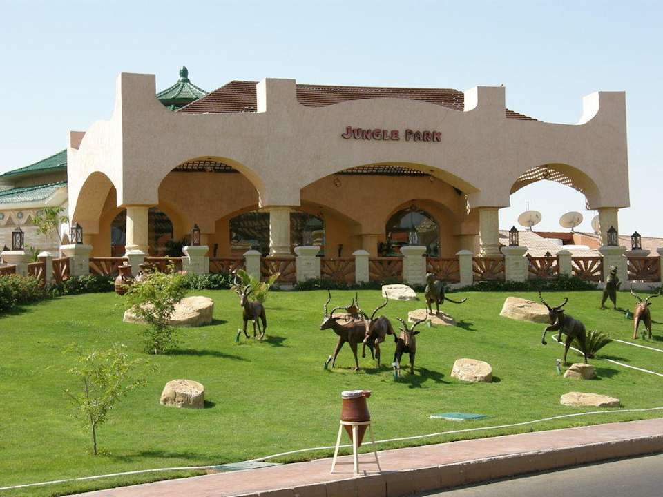 Eingangsbereich Pickalbatros Jungle Aqua Park Resort - Neverland Hurghada