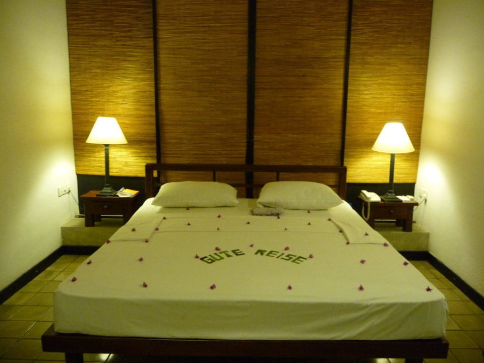 Bett vor der Abreise Habarana Village by Cinnamon