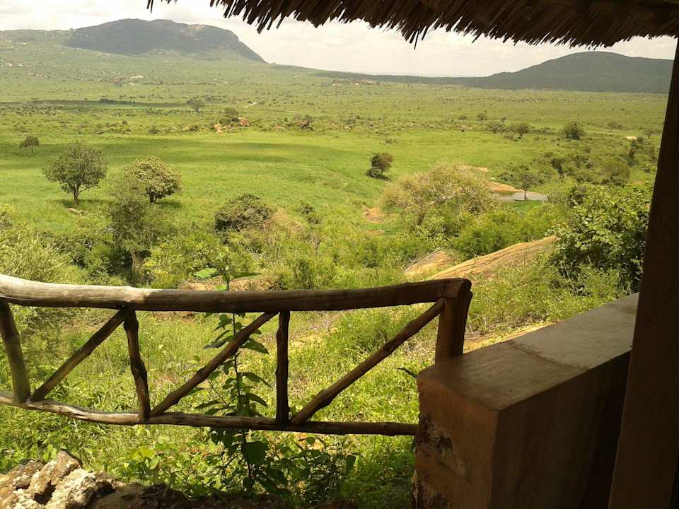 Widok z Lodge Rhino Valley Lodge