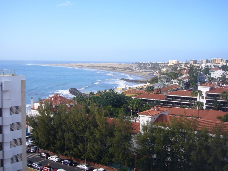 Blick von Dachterrasse allsun Hotel Lucana