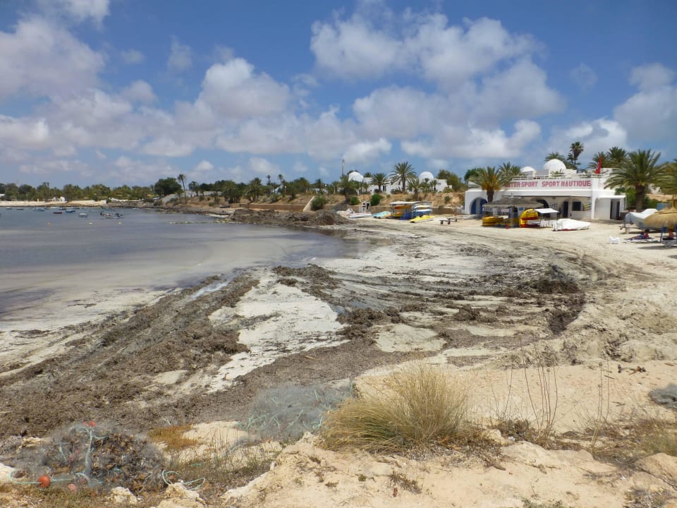 Badetrand total vemüllt Hotel El Mouradi Djerba Menzel