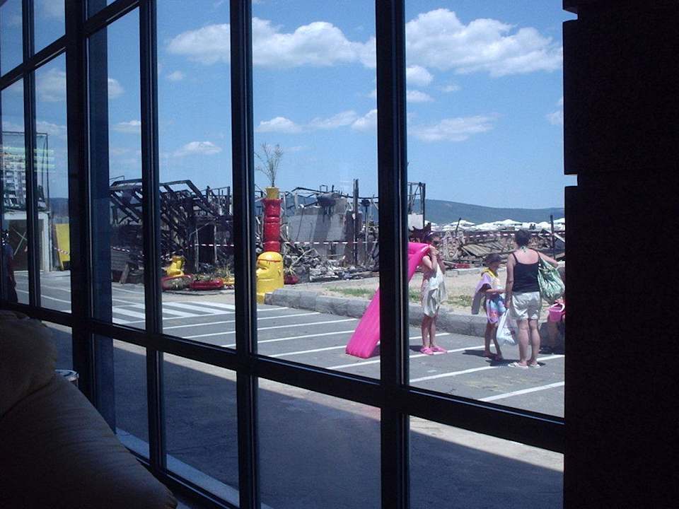 Sicht nach draussen Burgas Beach Hotel