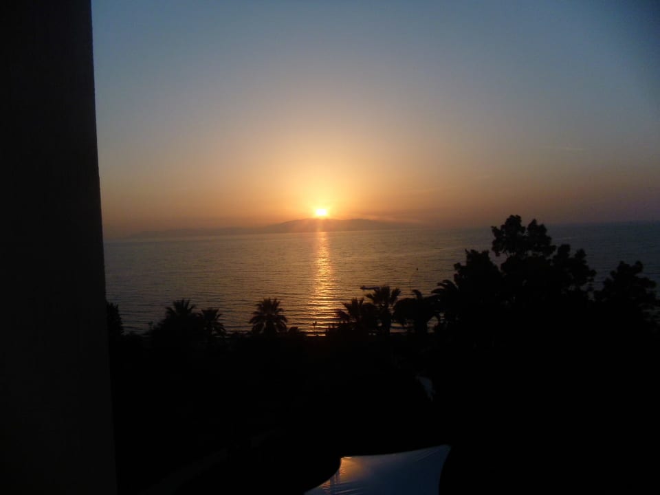 Sonnenuntergang - Ausblick vom Zimmer Hotel Ephesia