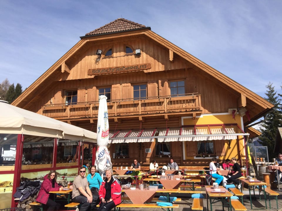 Ganztägig in der Sonne Gasthof Pension Sauschneideralm