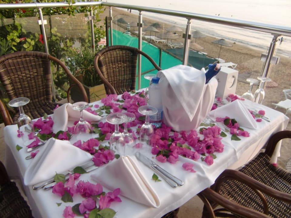 Abschieds-Deko Aska Hotel Just in Beach