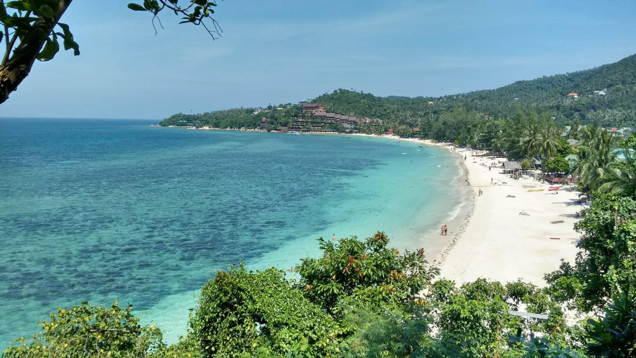 Blick auf die Bucht Long Bay Resort Koh Phangan