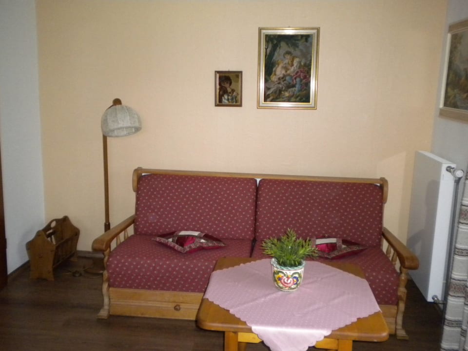 Schlafcouch im Wohnbereich Ferienwohnung Elvira