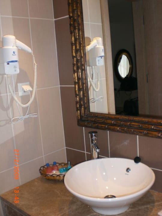 "Salatschüssel" im Badezimmer Hotel Sultan of Side