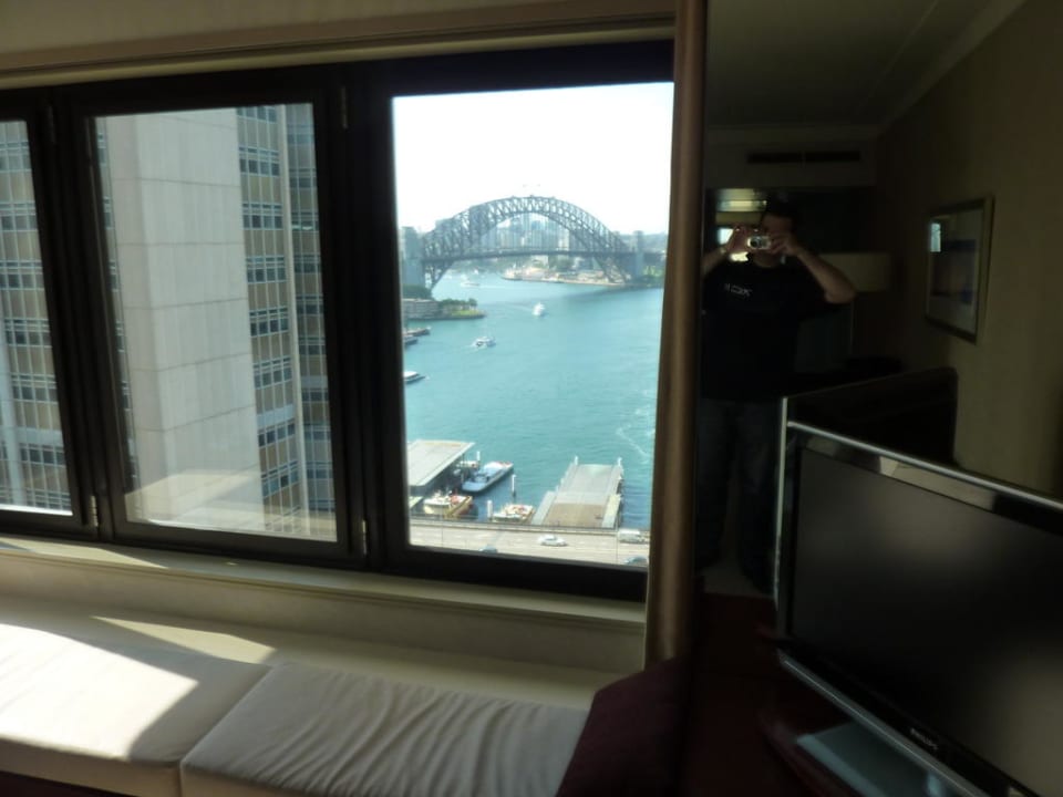 Blick aus unserem Zimmer auf die Brücke Hotel InterContinental Sydney