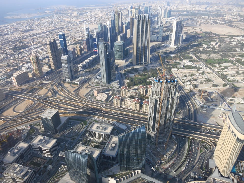 Blick Richtung Hotel Shangri-La Hotel Dubai