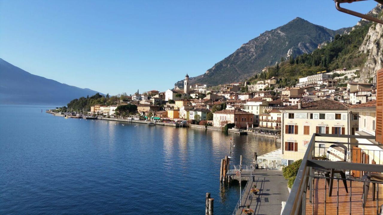 Ausblick von unserem Balkon  Hotel all'Azzurro