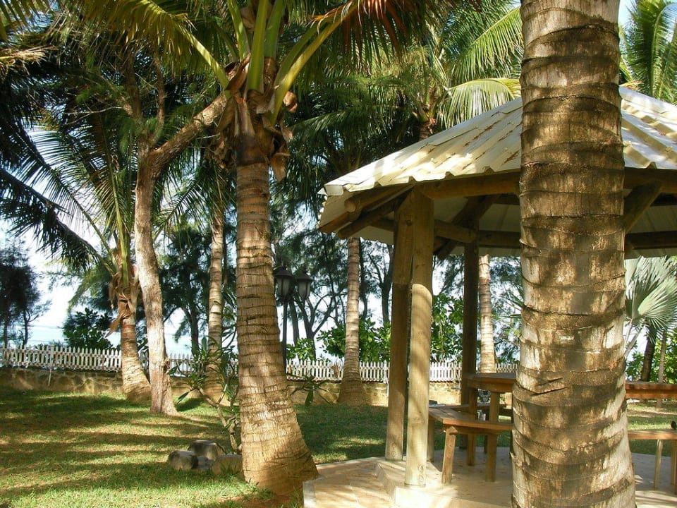 Blick in unseren privaten Garten Holiday Resort Villa Thalassa