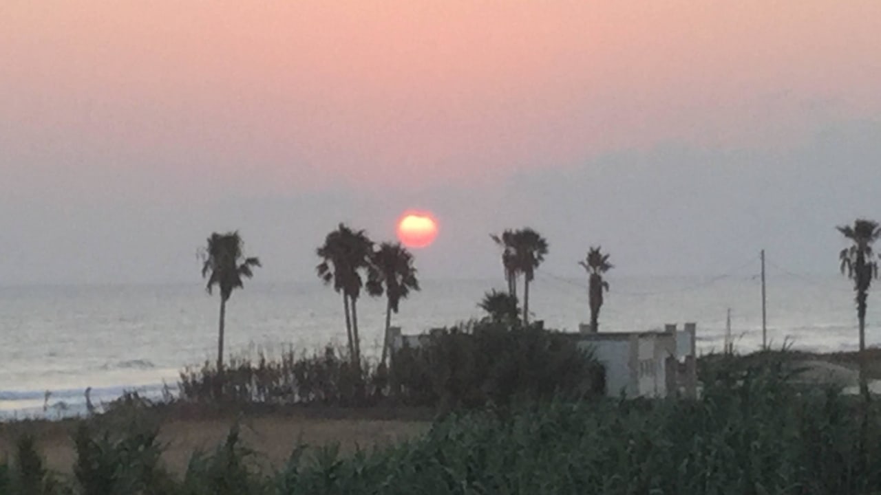 Ausblick vom Balkon Yassou Kriti