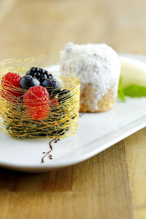 Dessert im Restaurant LUISE Kastens Hotel Luisenhof